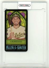 2021 Topps Allen & Ginter Baseball Oakland Athletics Ramon Laureano Mini Stained Glass