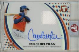 2026 Topps Pristine Carlos Beltran Pristine Pieces Autograph Relics #PPARCB Houston Astros