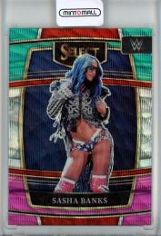 2022 Panini SELECT WWE  Sasha Banks Base Concourse Tri-Color