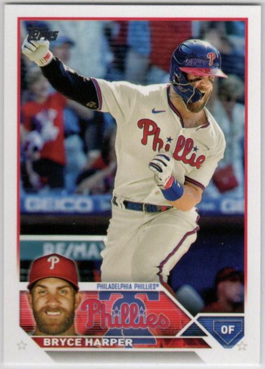 ミントモール / MINT BASE店 (TCシングル通販) / 2023 Topps #3 Bryce Harper レギュラーカード