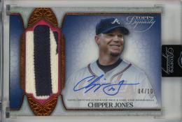 2025 Topps Dynasty Chipper Jones Patch Autographs #DAPCJ7【04/10】 Atlanta Braves