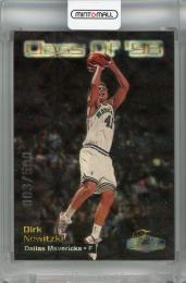 1998-99 Flair Showcase Dirk Nowitzki Class of '98 #9 ※表面左上・左下角折れあり【003/500】 Dallas Mavericks