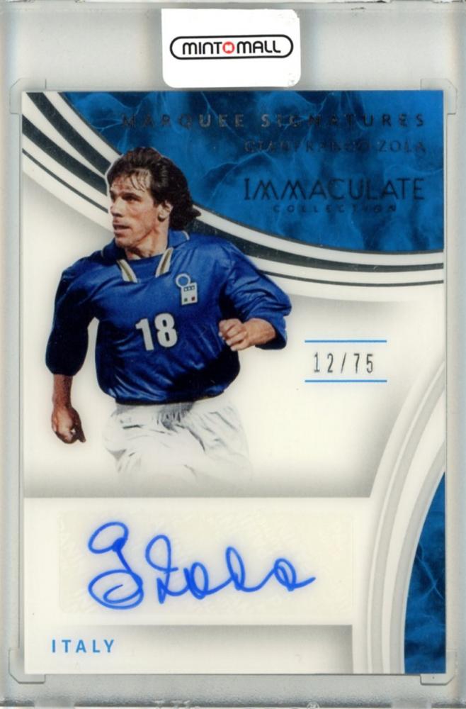 Gianfranco ZOLA 直筆サイン入りユニホー ミントモール / MINT 池袋店 / 2017 Panini Immaculate