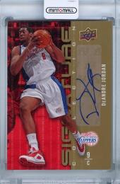 2009-10 Upper Deck  DeAndre Jordan Signature Collection Auto #50 ※傷あり