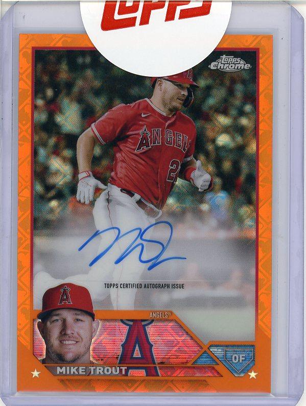 ミントモール / MINT 梅田店 / 2023 TOPPS Chrome Logofractor Edition Mike Trout  Autograph【25/25】