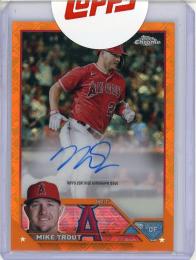 2023 TOPPS Chrome Logofractor Edition Mike Trout Autograph【25/25】