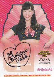 2020 BBM DANCING HEROINE-華- 千葉ロッテ AYAKA 直筆サインカード 50/60