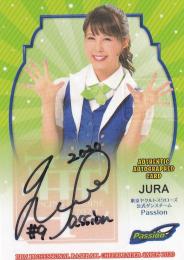 2020 BBM DANCING HEROINE-華- 東京ヤクルト JURA 直筆サインカード 12/60