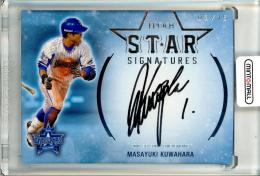 2018 EPOCH 横浜DeNAベイスターズ シーズンアチーブメント 桑原将志 #SS-15 Star Signatures 直筆サインカード シルバー版【03/15】