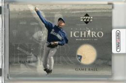 2001 Upper Deck Ultimate Collection Ichiro Suzuki Ichiro Ball Silver #IS【45/50】《傷あり》