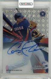 2015 Topps High Tek Carlos Correa Autographs Tidal Diffractor RC #HTCC【63/99】