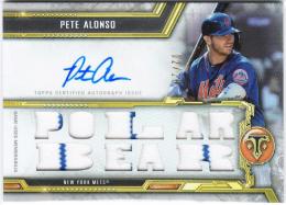 2020 TOPPS Triple Threads Pete Alonso Triple Threads Autograph Relic 18枚限定 /2