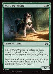 【DSK】【ENG】【Foil】〈206-C-G〉《用心深い番犬/Wary Watchdog》