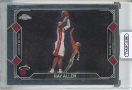 2025-26 Topps Chrome Update Ray Allen Moment In Time #MT21 Miami Heat