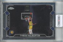 2025-26 Topps Chrome Update Tyrese Haliburton Moment In Time #MT7 Indiana Pacers