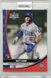 2025 TOPPS Update Japan Edition Matt Shaw Tokyo Series Highlight #TSH3 Chicago Cubs