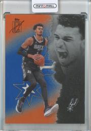 2025-26 Topps Signature Class Victor Wembanyama Blue Orange #55 San Antonio Spurs