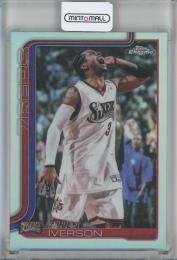 2025-26 Topps Chrome Update Allen Iverson Refractors #145 Philadelphia 76ers