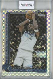 2025-26 Topps Chrome Anthony Edwards X-Fractors #151 Minnesota Timberwolves