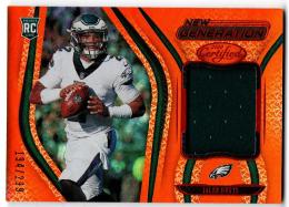 2020 PANINI Certified New Generation Jerseys Mirror Orange #14 Jalen Hurts 【194/299】