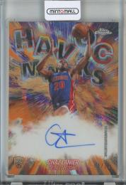 2025-26 Topps Chrome Update Chaz Lanier Havoc Marks Orange Refractors #HMCL【11/25】 Detroit Pistons