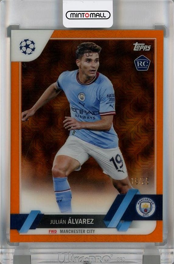 ミントモール / MINT 千葉店 / 2022-23 Topps UEFA Champions League Japan edition Julian  Alvarez Orange Refractors RC #68 16/25