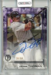 2019 Topps Tribute Frank Thomas #TA-FT Autographs Purple【28/50】 White Sox