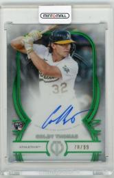 2026 TOPPS Tribute Colby Thomas Autographs Green #TACT【78/99】 Athletics