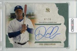 2015 TOPPS Supreme Didi Gregorius Simply Supreme Autographs Green #SSADG【47/50】 New York Yankees