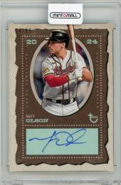 2024 TOPPS Brooklyn Collection Matt Olson Autographs #ACMOL【34/99】 Atlanta Braves