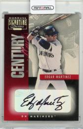 2001 DONRUSS Signature Series Edgar Martinez Century Marks #30【022/110】 Seattle Mariners