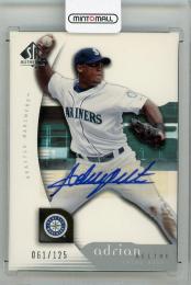 2005 UPPER DECK SP Authentic Adrian Beltre Signature #4【061/125】 Seattle Mariners