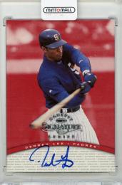 1997 DONRUSS Signature Series Derrek Lee Autographs #66【/3900】 San Diego Padres