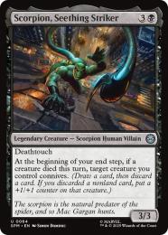 【SPM】【ENG】【Foil】〈064-U〉《激昂の毒針、スコーピオン/Scorpion, Seething Striker》