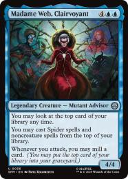 【SPM】【ENG】【Foil】〈036-U〉《予知能力者、マダム・ウェブ/Madame Web, Clairvoyant》
