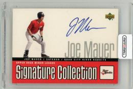 2002 UPPER DECK Minor League Signature Collection Joe Mauer Autograph #JO