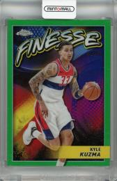2023-24 Topps Chrome Kyle Kuzma Finesse Green Refractors #F-23【57/99】 Washington Wizards