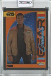 2024 Topps Chrome Star Wars Finn Galactic Gear/Rebel Orange Refractors/#GG-23【16/25】