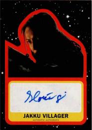 2017 TOPPS Star Wars Journey to The Last Jedi	Orange Parallel Autographs	Gloria Garcia (Jakku Villager)	【03/25】