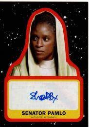 2017 TOPPS Star Wars Journey to The Last Jedi	Orange Parallel Autographs	Sharon Duncan-Brewster (Senator Pamlo)	【07/25】