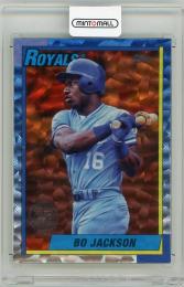 2025 TOPPS Bo Jackson 1990 Topps Orange Crackle Foil #T9062【13/25】 Kansas City Royals