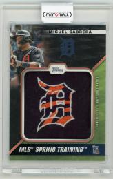 2021 TOPPS Miguel Cabrera Spring Training Cap Logos Black #STCLMC【240/299】 Detroit Tigers