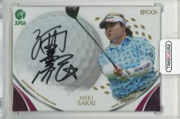 2020 EPOCH JLPGA 酒井美紀 直筆サインカード【68/90】