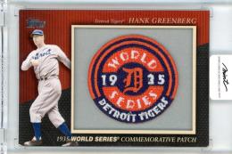 2010 Topps Series 1 Hank Greenberg Jersey