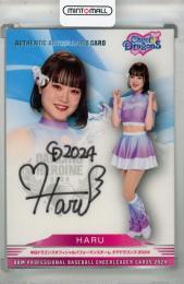 2024 BBM チアリーダーカード DANCING HEROINE HARU 直筆サインカード【32/90】 チアドラゴンズ2024