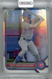 2022 Topps Bowman Pete Crow-Armstrong Chrome Prospects Base Refractor #BCP-102 ※傷あり【382/499】 Chicago Cubs