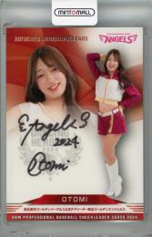 2024 BBM チアリーダーカード DANCING HEROINE OTOMI 直筆サインカード【63/90】 東北ゴールデンエンジェルス
