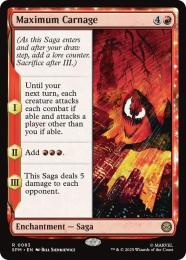 【SPM】【ENG】【Foil】〈083-R〉《マキシマム・カーネイジ/Maximum Carnage》