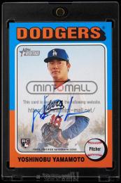 2024 Topps Heritage #ROAYY Yoshinobu Yamamoto Real One Autographs HN Los Angeles Dodgers