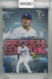 2025 Topps Bowman Roki Sasaki Greatness Loading #GL-23 RC Los Angeles Dodgers